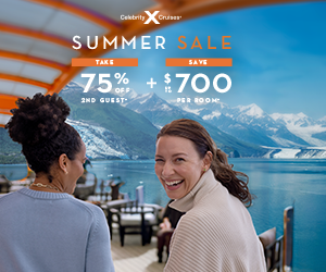 Celebrity Cruises - SUMMER SALE - Dollars Off, Onboard Extras - Special cruise offer